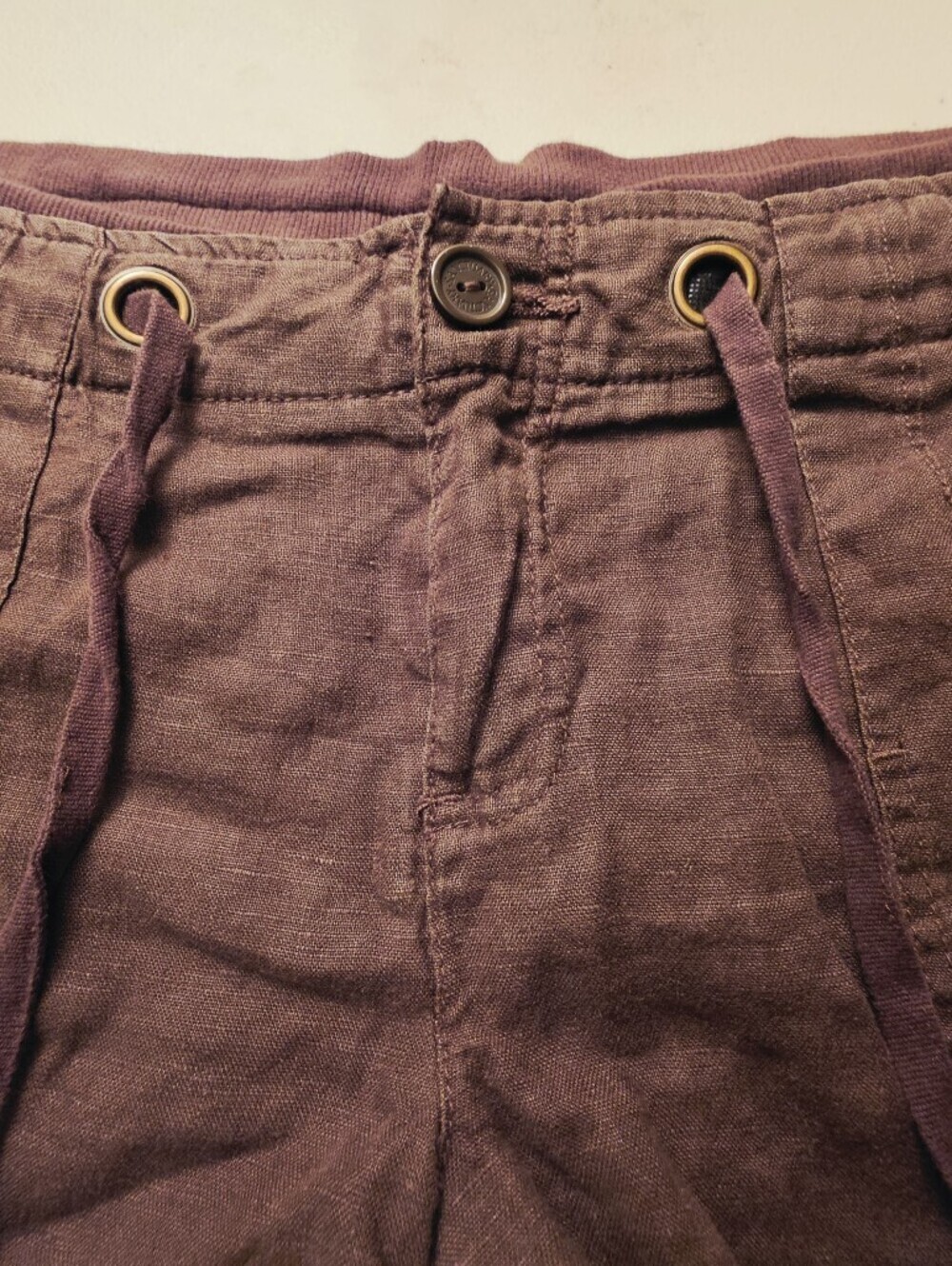 Sanctuary Plum Ribbed-Waist Shorts - Picture 2 of 9